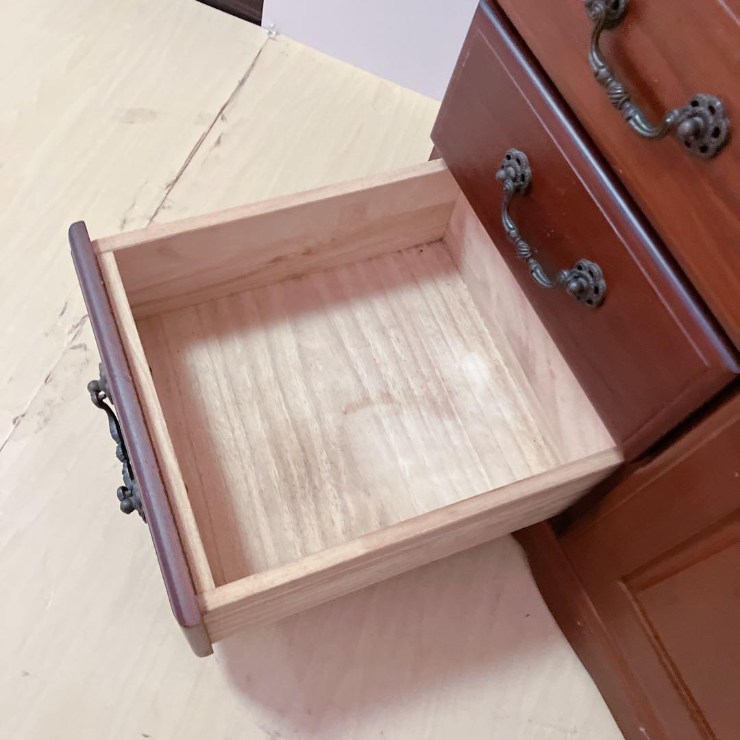 キャスター付き　電話台、FAX台 キャビネット サイドチェスト　サイドラック