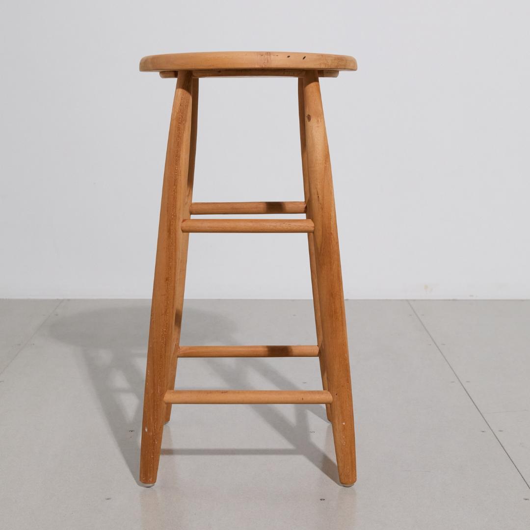 スツール　ハイスツール　天然木