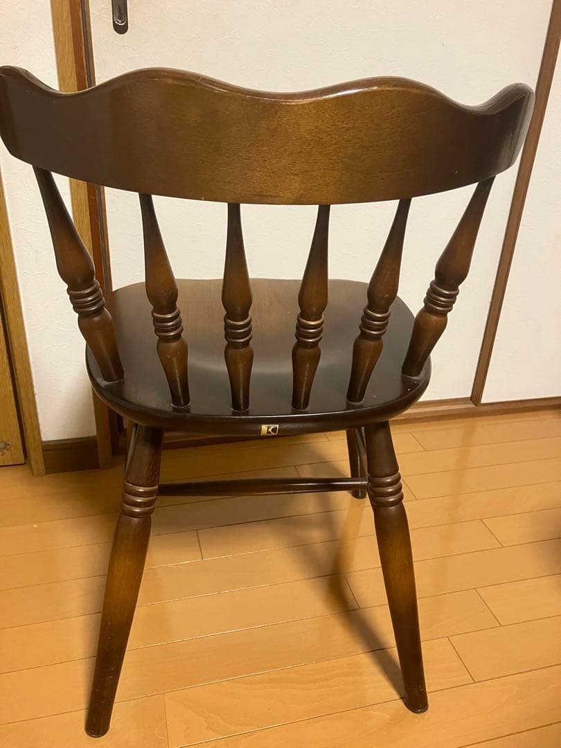 飛騨産業　キツツキマーク　ダイニングチェア②