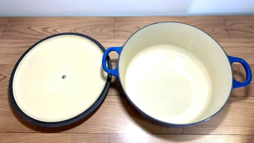 R*n様 ［入札歓迎］ル・クルーゼ ココットロンド 24cm 4.3L ブルー