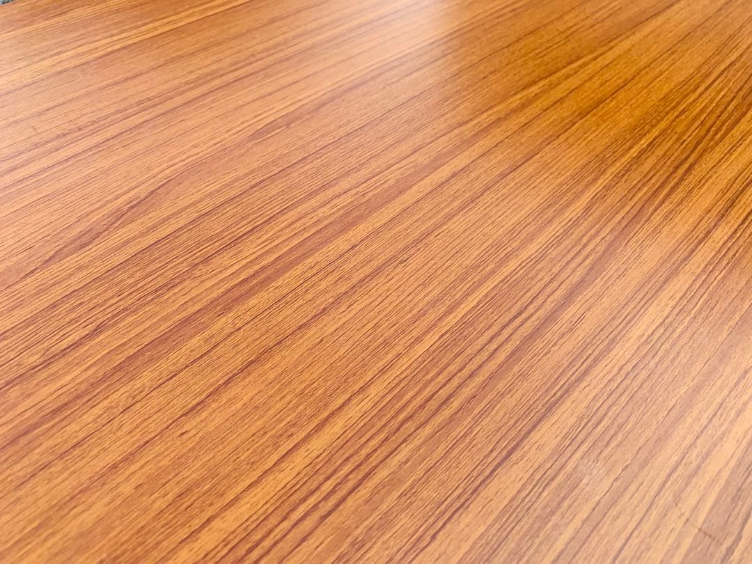 ★会議テーブル ブラック×ブラウン 1800×600×700 Used★