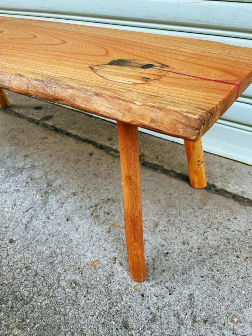 古材使用欅レジン/エポキシベンチテレビ台/コーヒーテーブル/リバーテーブル