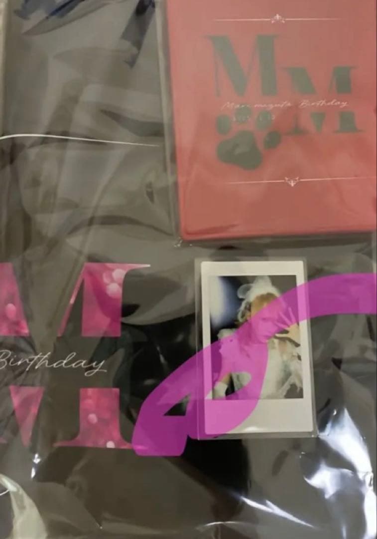 0.1gの誤算 水田魔梨 12/29 当日チェキ ＋バースデーグッズセット