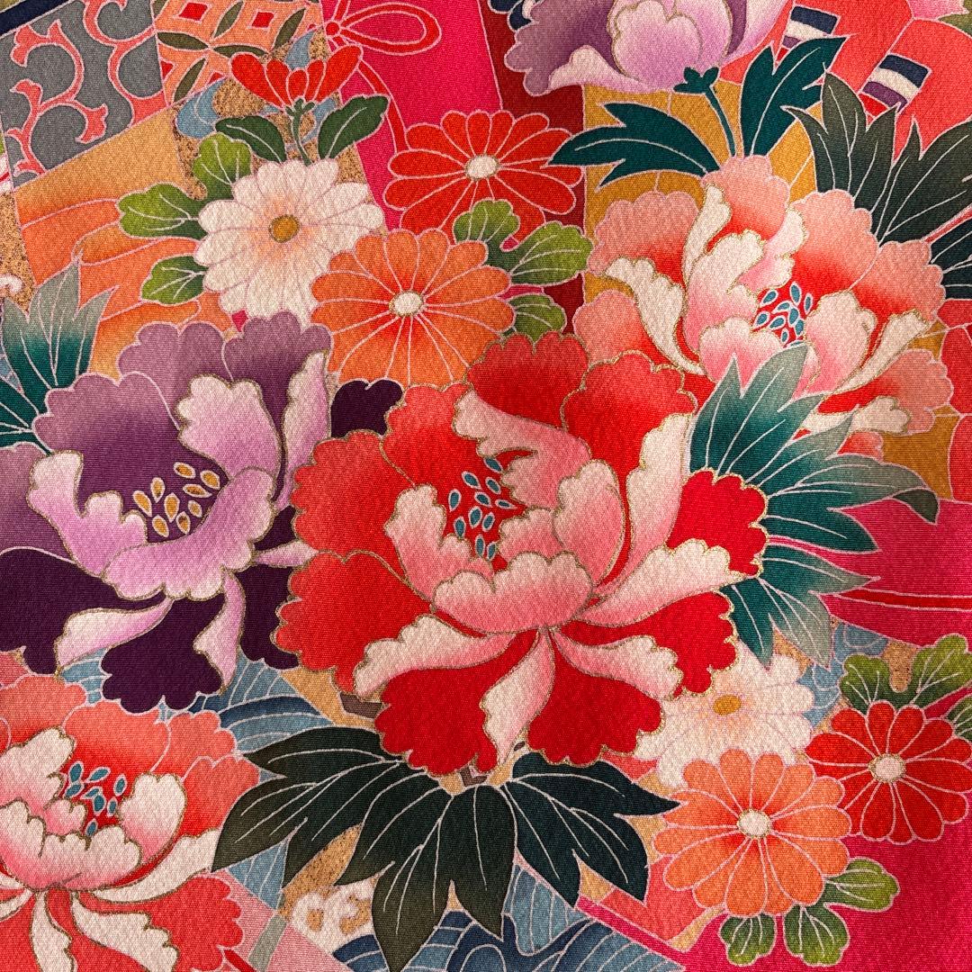 七五三　三歳　正絹着物長襦袢 六点セット　美品