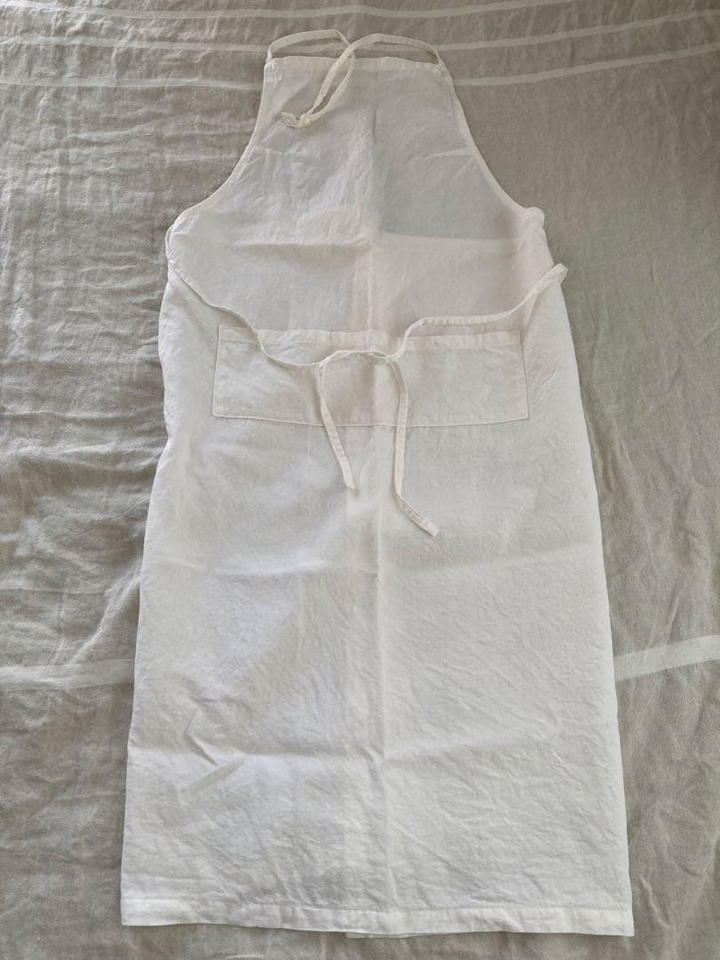 有元葉子 リネン エプロン