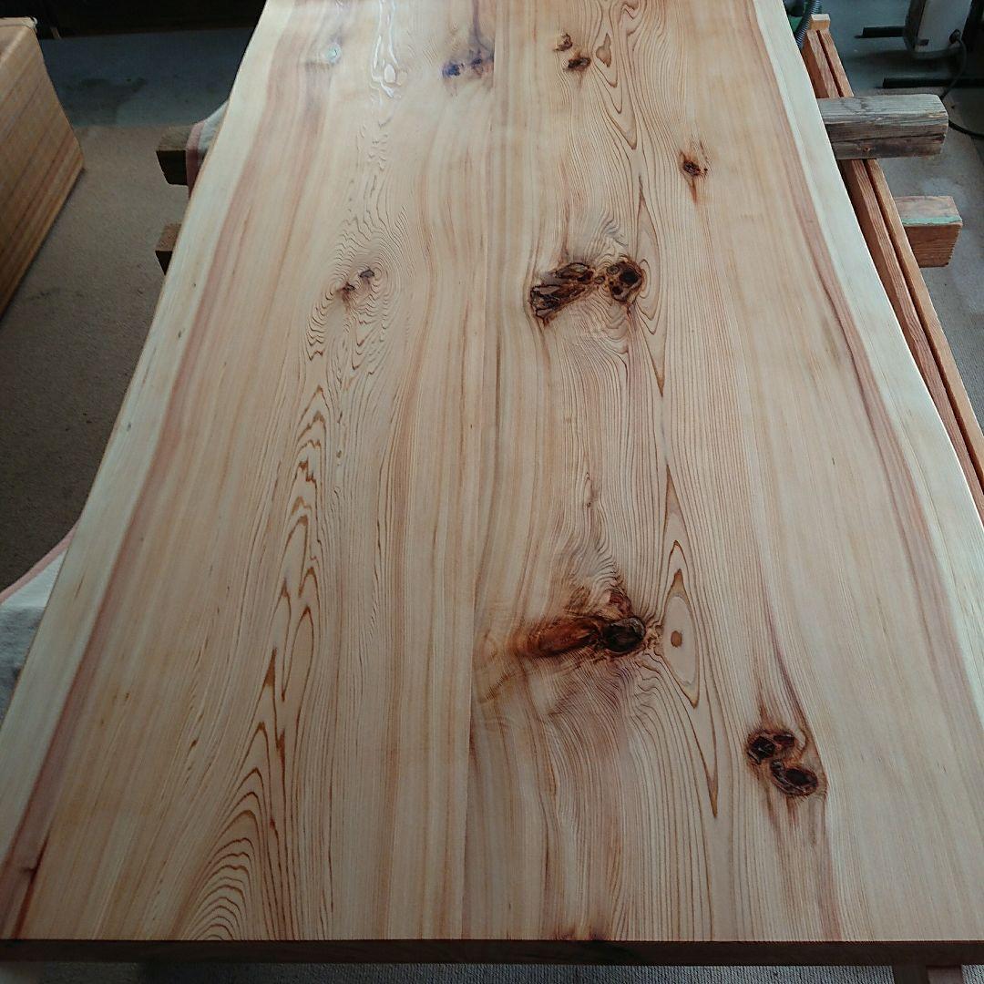 天然木杉テーブル用天板
