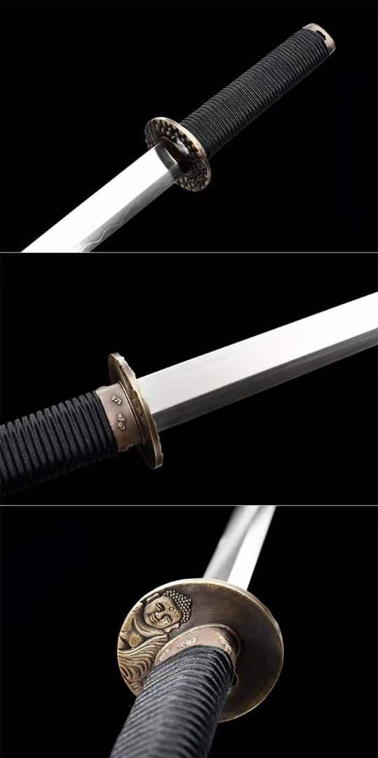 仏首唐刀20231120 古兵器 武具　刀装具　日本刀　模造刀 居合刀  短刀