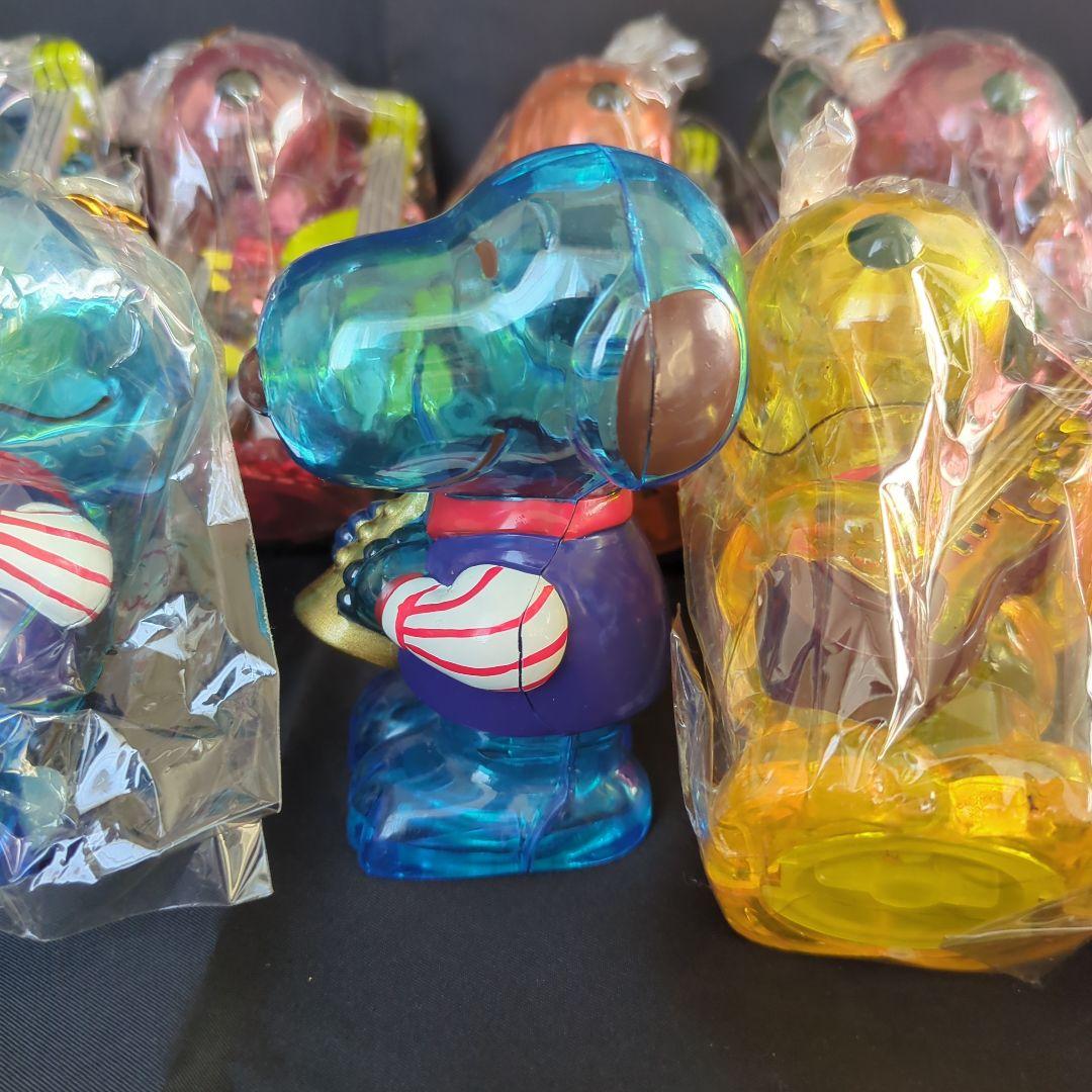 スヌーピー スケルトンフィギュア 貯金箱 9体 レトロ - メルカリ