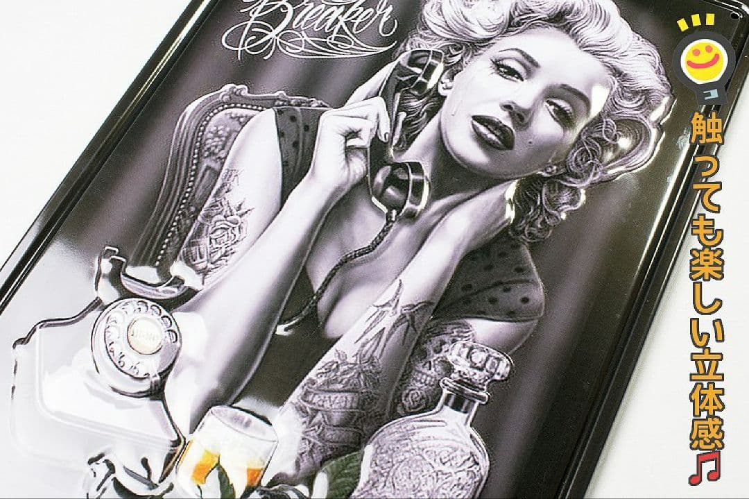 デザイン看板 A4】マリリンモンロー☆ポスターアートパネル ブリキ看板