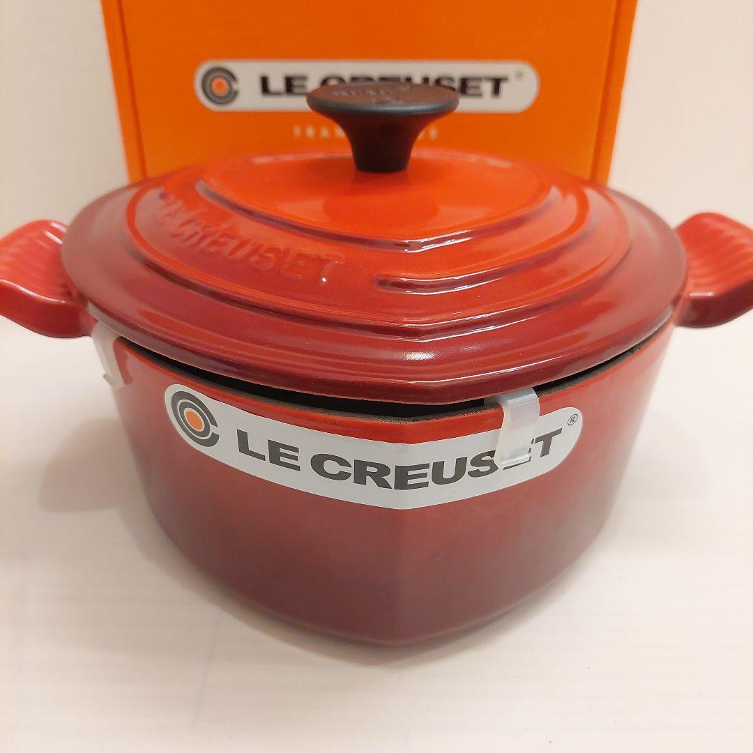 ル・クルーゼ ココット・ロンド チェリーレッド 新品未使用18cm