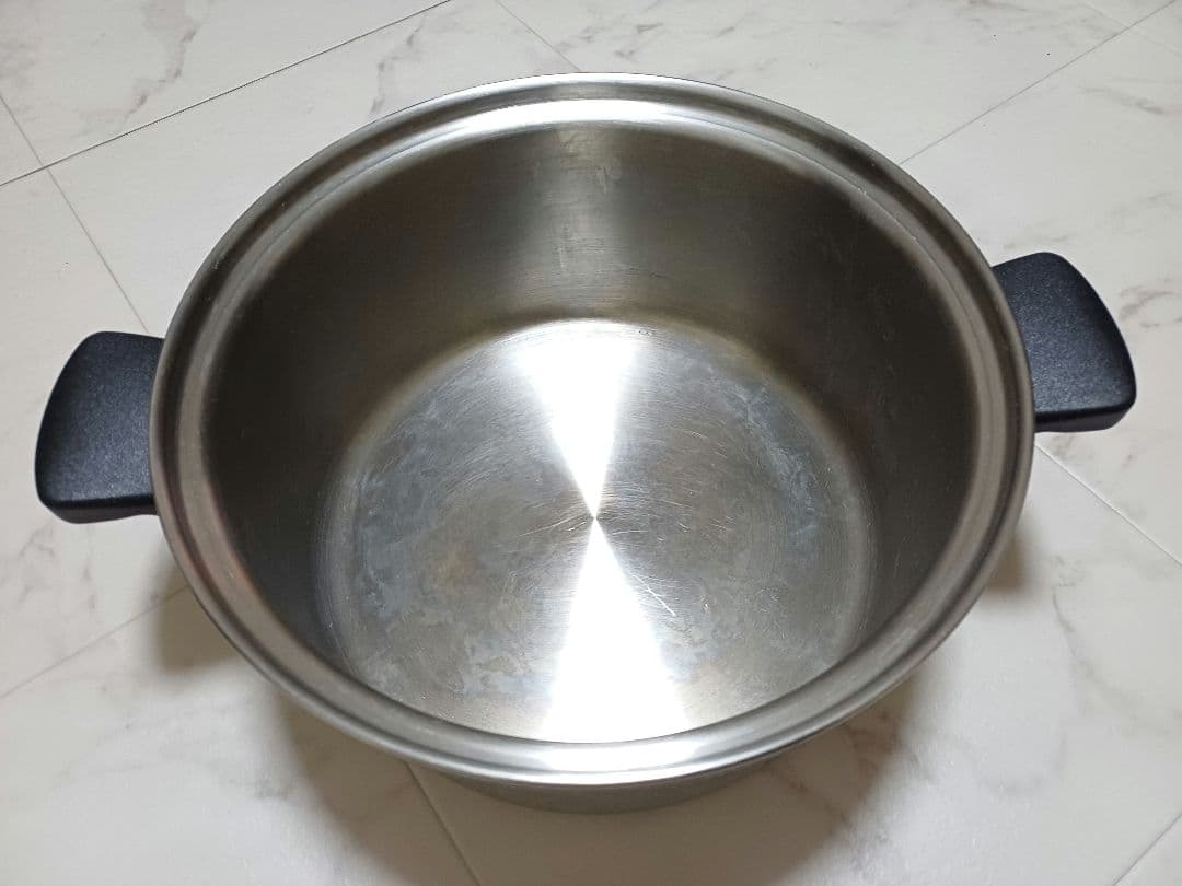 ガス・IH対応 Amway ステンレス鍋 ザル 調理本 11点セット