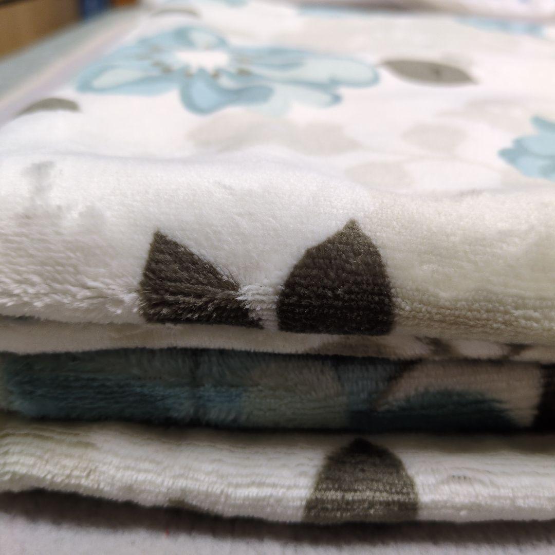 あったか掛け布団カバーシングルピンク＆グリーン2枚組