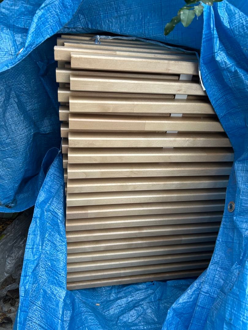 【残3】IKEA MANDAL マンダール ヘッドボードバーチ　ホワイト240