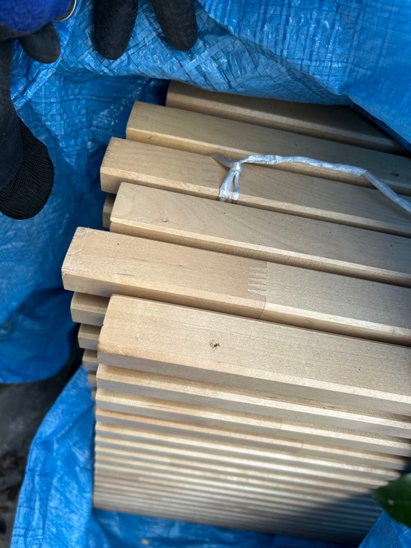 【残3】IKEA MANDAL マンダール ヘッドボードバーチ　ホワイト240