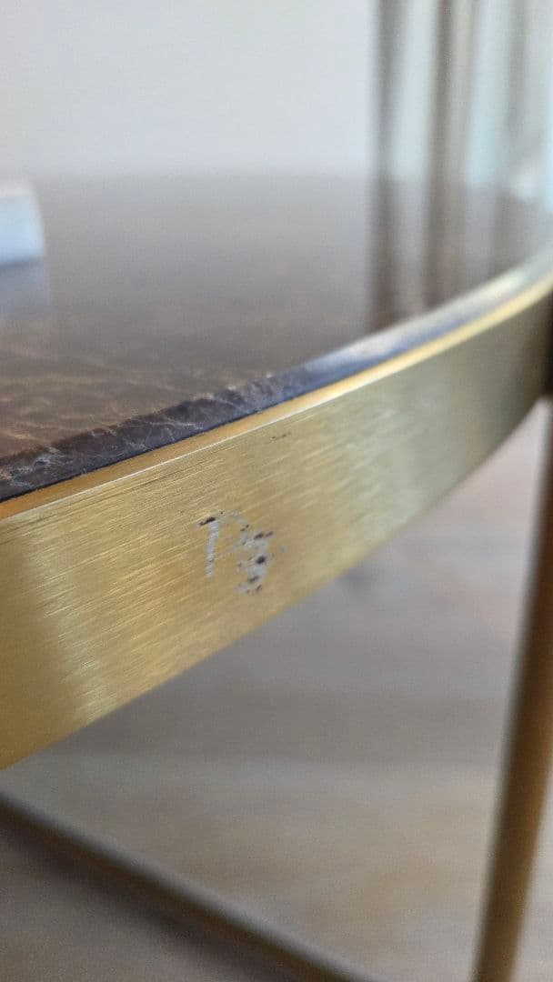 【まるさま専用】大理石円形テーブル