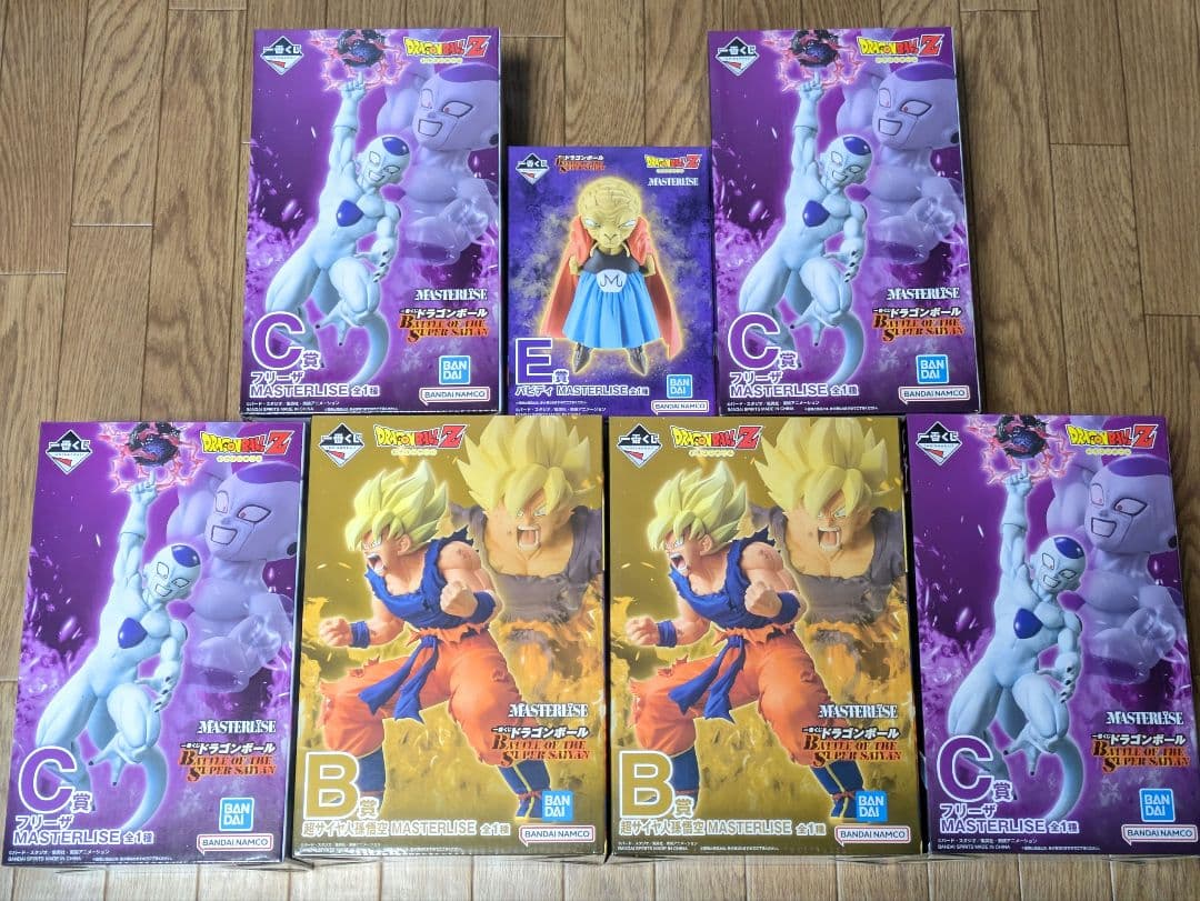 7個セット ドラゴンボール 一番くじ フィギュア 悟空 フリーザ
