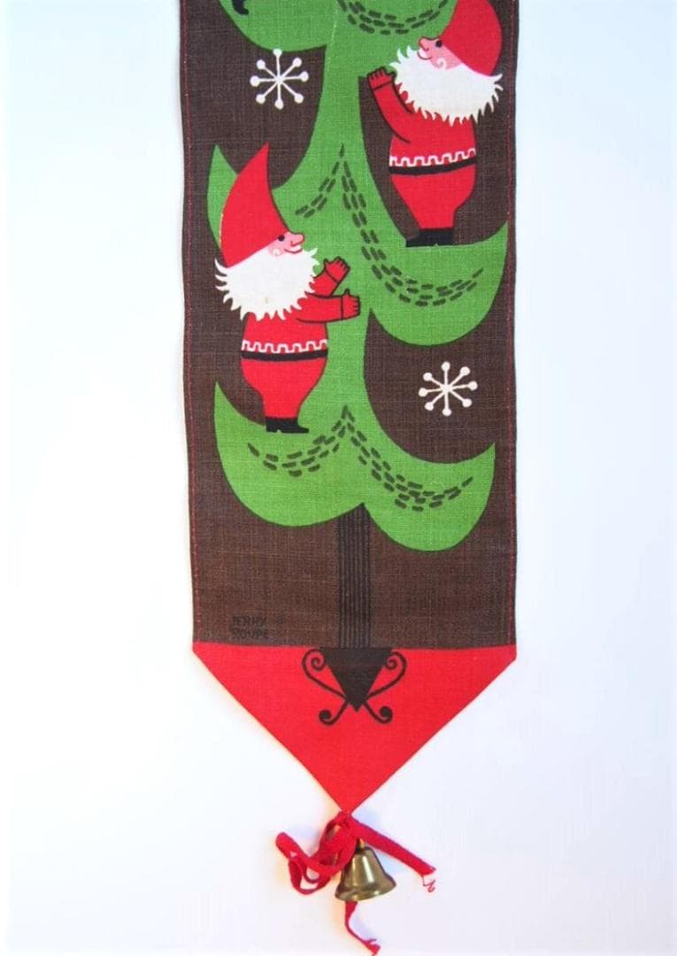 北欧ヴィンテージJerry Roupeクリスマスツリートムテ壁掛けジェリーロープ