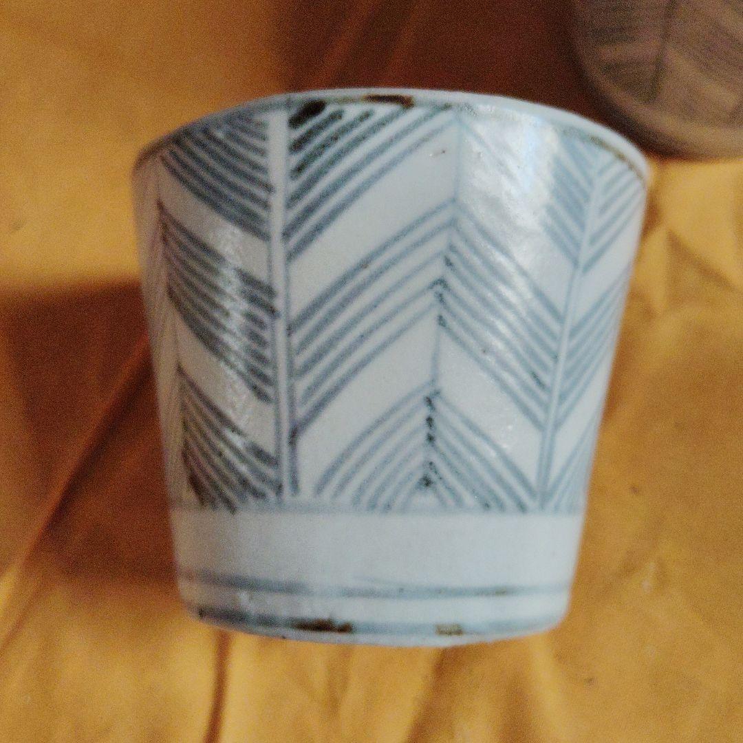 古伊万里 矢羽根、蕎麦猪口3客 - メルカリ