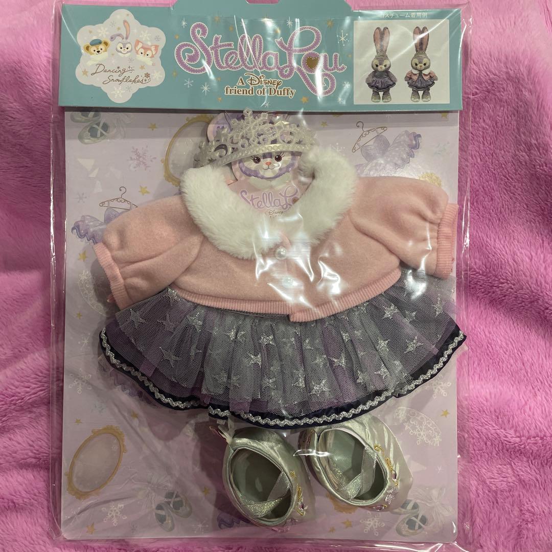 ダンシングスノーフレークス　ダッフィー　ステラルー　リーナベル　ぬいぐるみバッジ