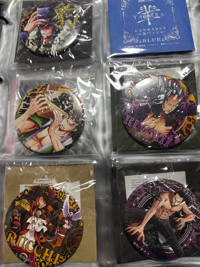 輩缶バッジ ルッチ、カク - メルカリ