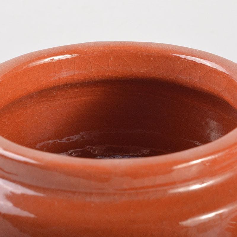 茶道具 京焼 川崎和楽作 赤楽 三足香炉 共布共箱 V 6823 - メルカリ