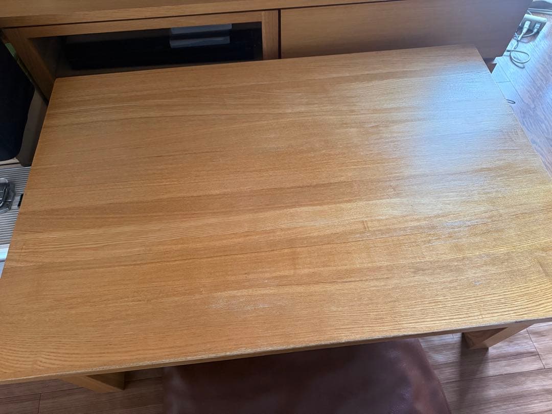 送料込み！ 【売り切り】無印良品 木製ローテーブル 引き出し