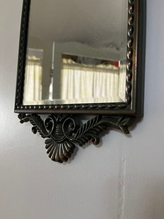 壁掛け 鏡 ミラー インテリア アンティーク ビンテージ アイアン 鉄製