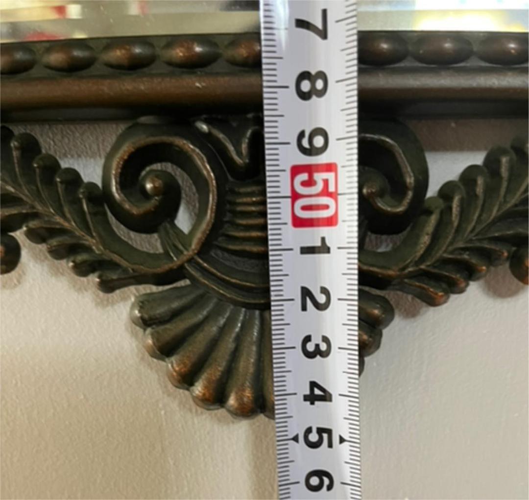 壁掛け 鏡 ミラー インテリア アンティーク ビンテージ アイアン 鉄製