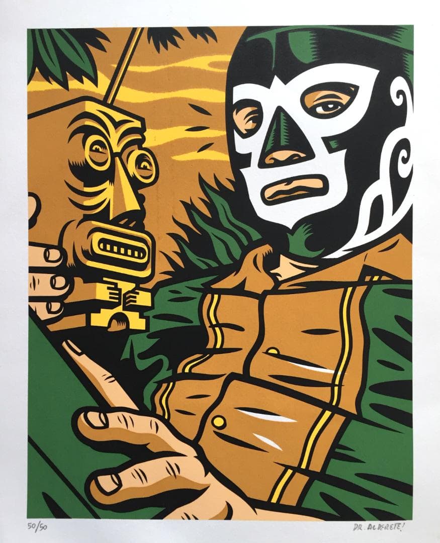 Dr. Alderete Acapulocoシルクスクリーンポスター 限定50枚