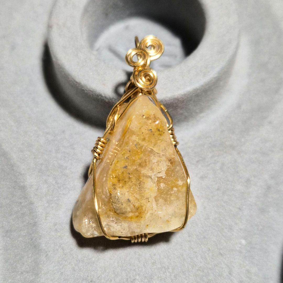 北海道 然別オパール 大雪オパール ワイヤーペントップ