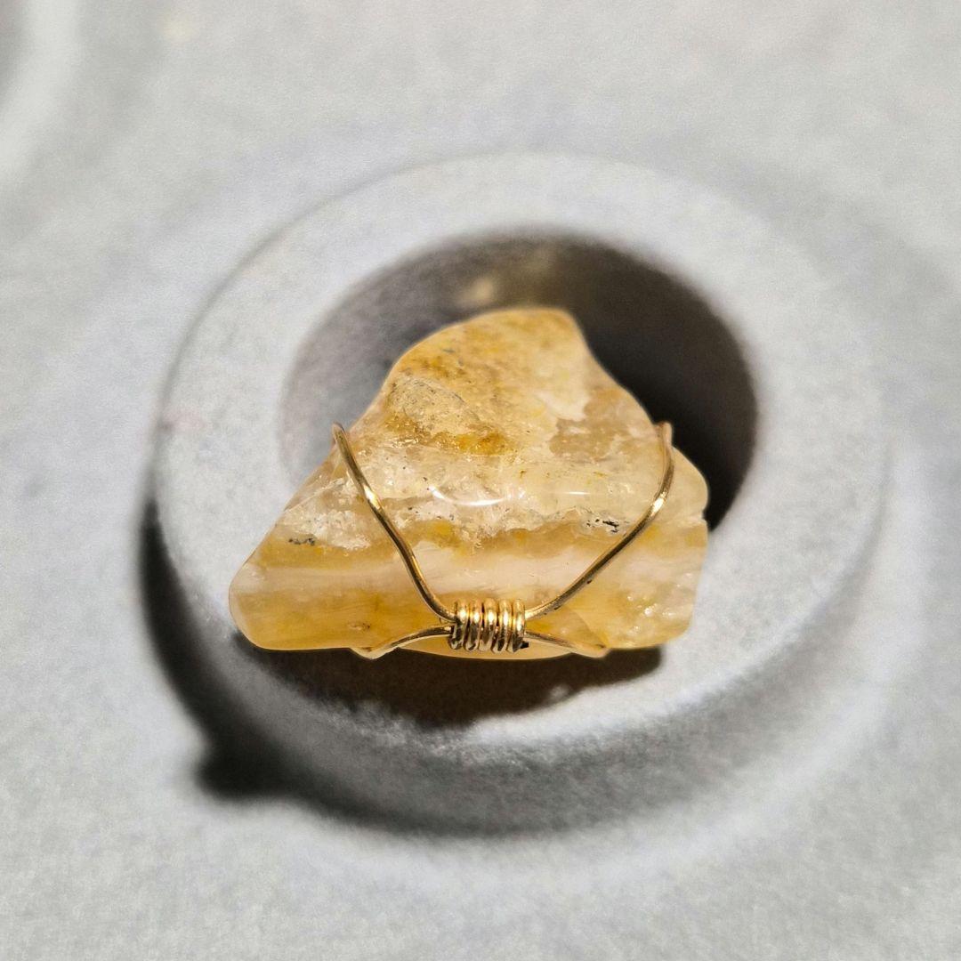 北海道 然別オパール 大雪オパール ワイヤーペントップ