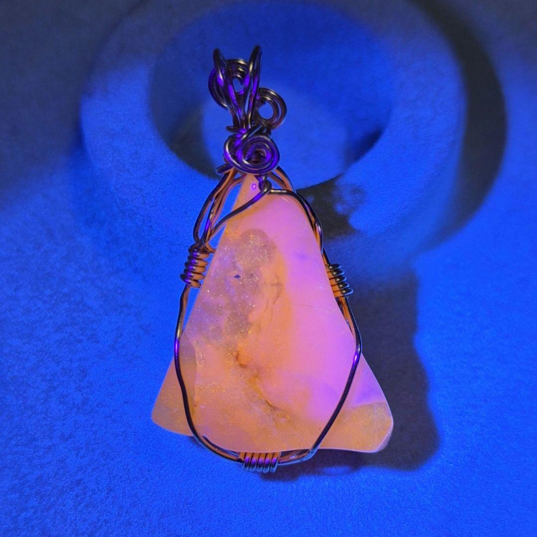 北海道 然別オパール 大雪オパール ワイヤーペントップ