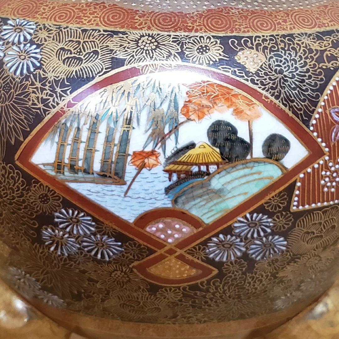 期間限定価格】九谷焼 大香炉 香炉 連山 共箱 希少 美品 - メルカリ