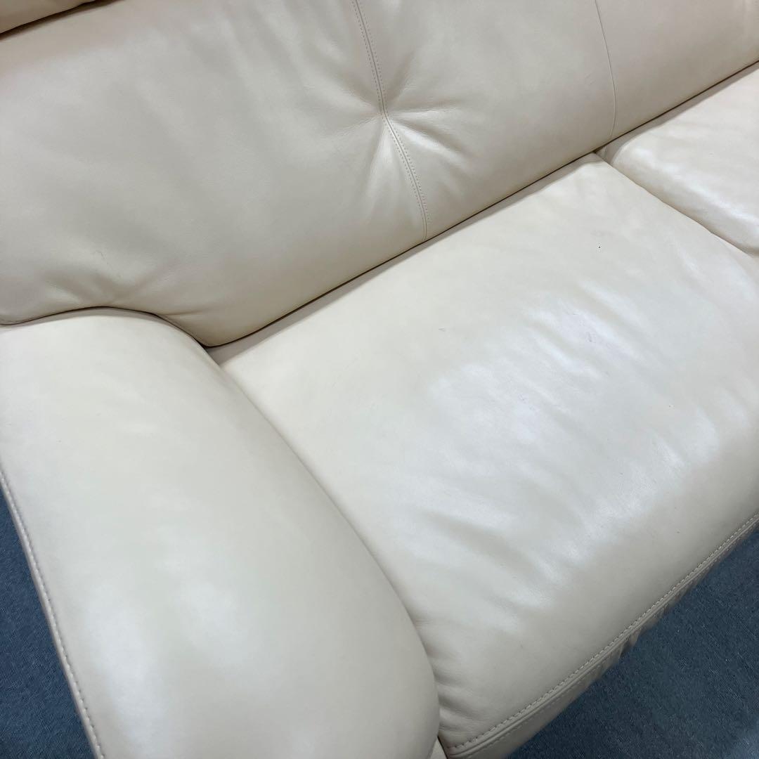 カリモク 2人掛けソファ レザー 2P 2.5P ソファー ZT73 ベージュ系