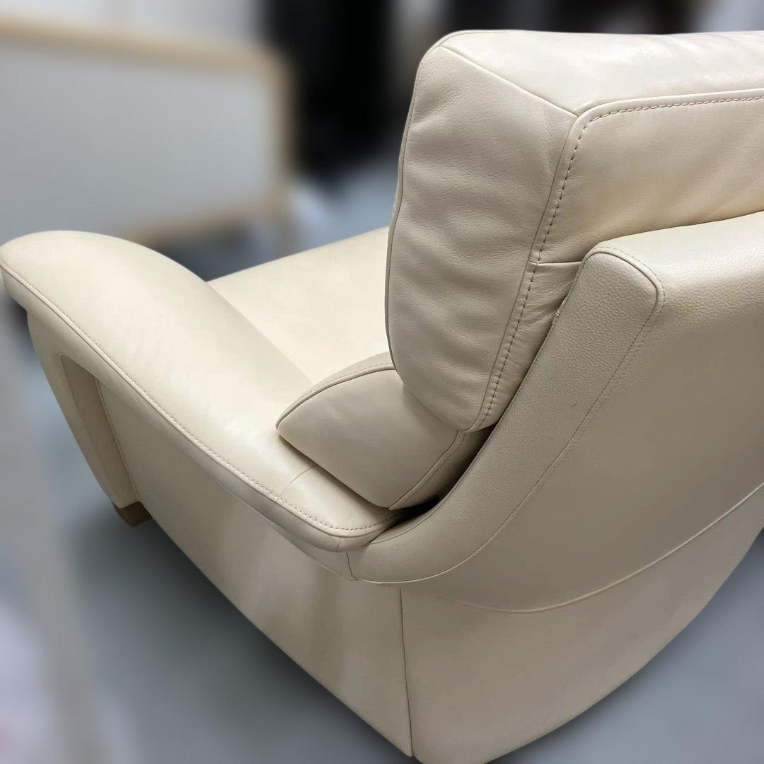 カリモク 2人掛けソファ レザー 2P 2.5P ソファー ZT73 ベージュ系