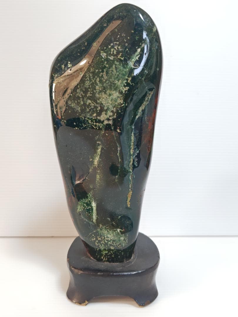 ジャスパー 鉱物 鉱石 置き物 台座付き