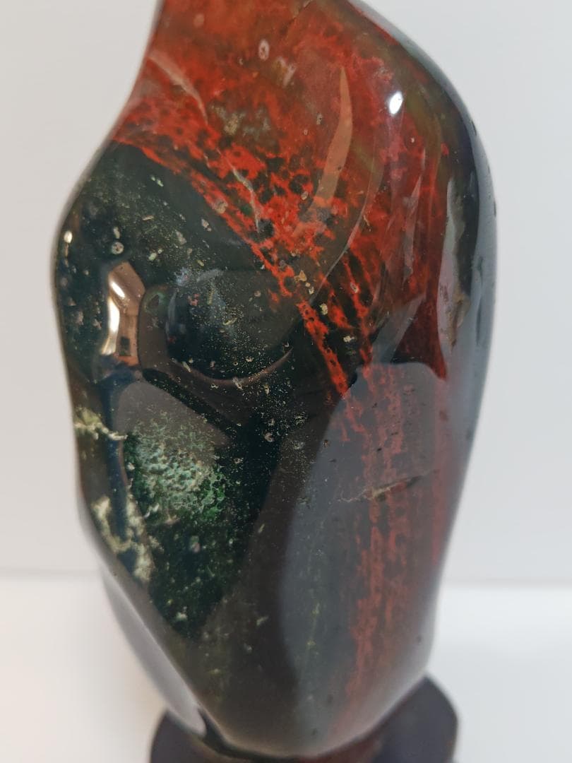 ジャスパー 鉱物 鉱石 置き物 台座付き