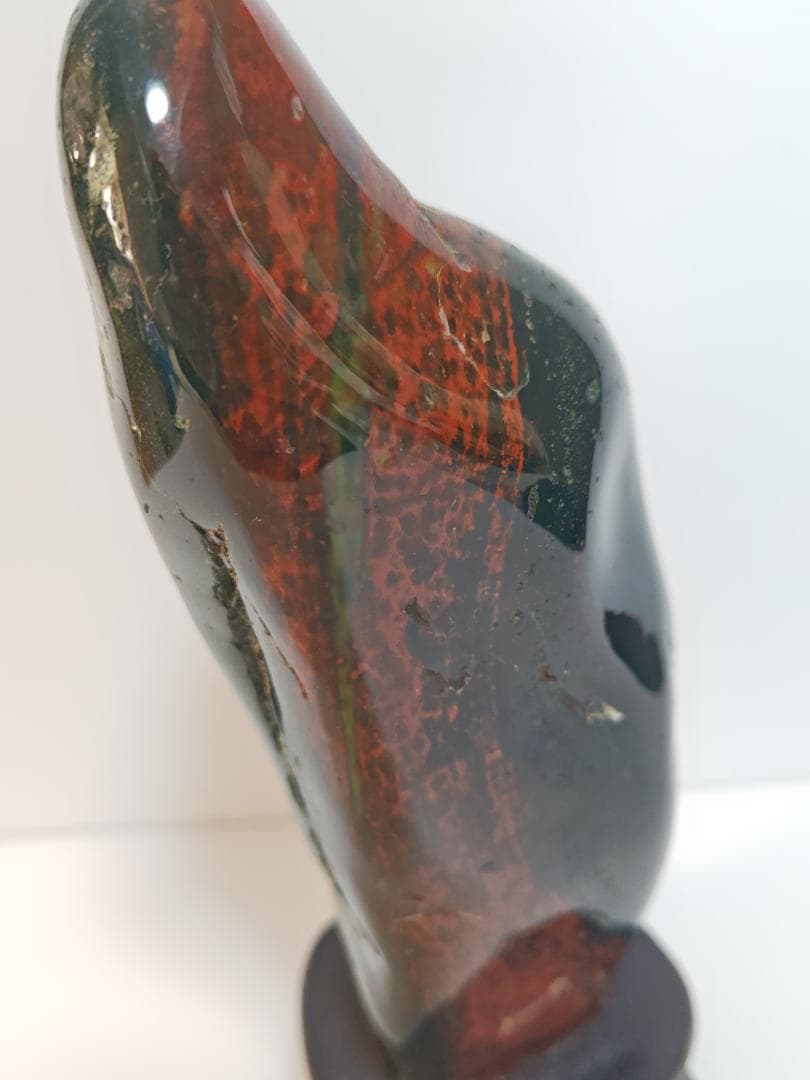 ジャスパー 鉱物 鉱石 置き物 台座付き