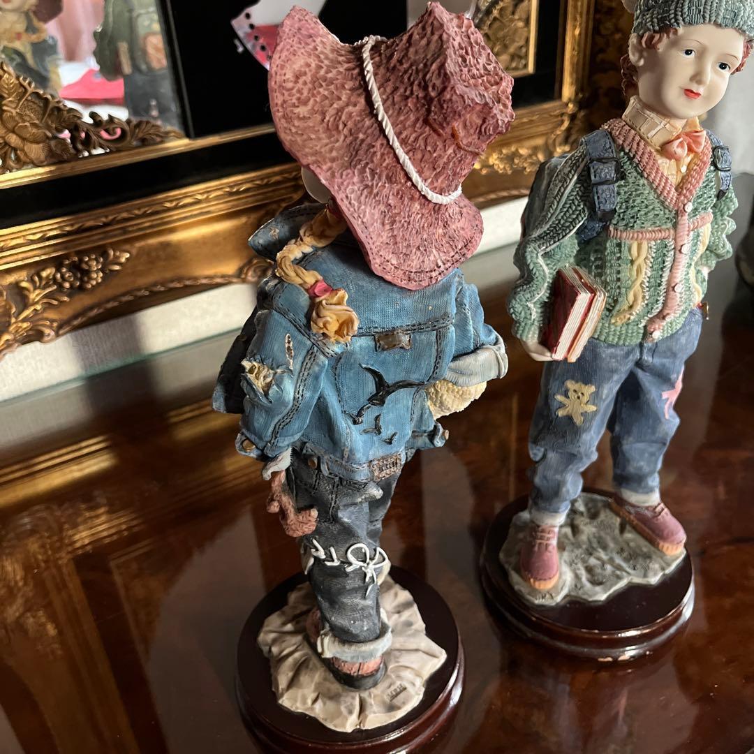 【更に値下げしました】MRHフィギュリン人形2点セット