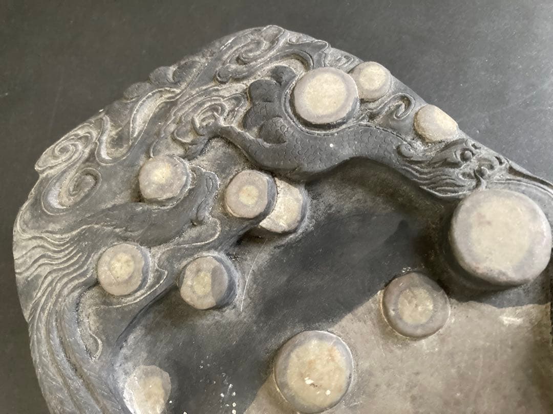 中国端渓硯】石眼 眼柱 骨董品 - メルカリ
