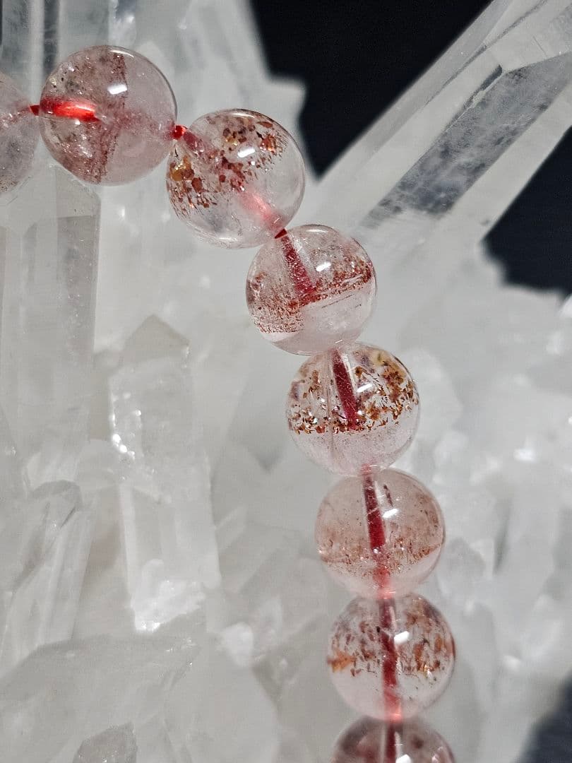 9.6㎜　レピドクロサイトインクォーツ(ファイヤークォーツ)