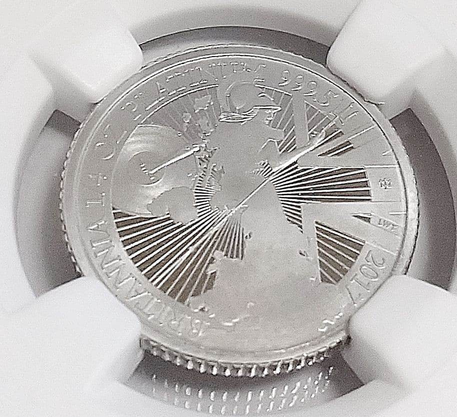 2017年 イギリス ブリタニア 1/4オンス プラチナ貨 NGC PF70UC - メルカリ