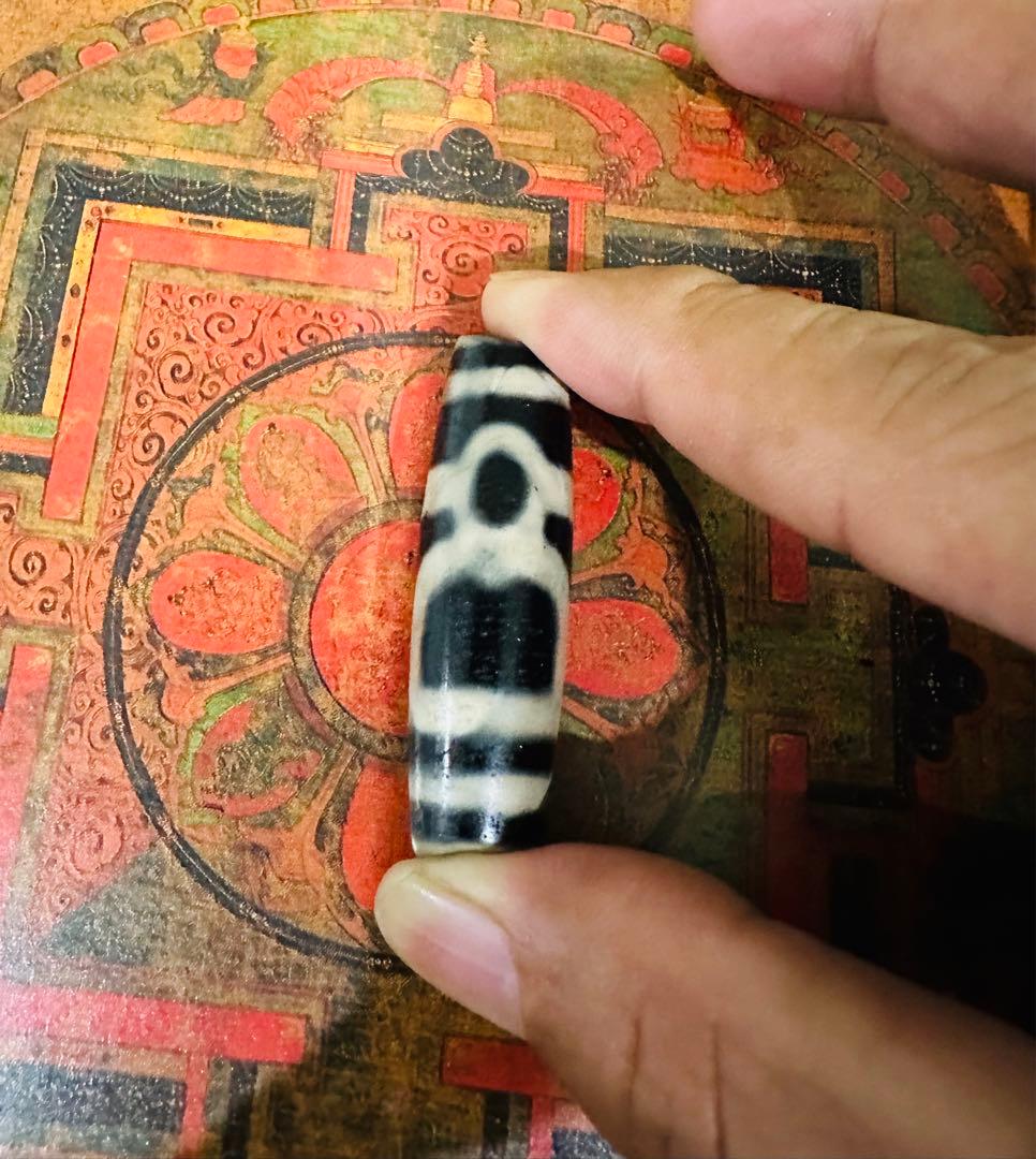 チベット　天珠石　お守り