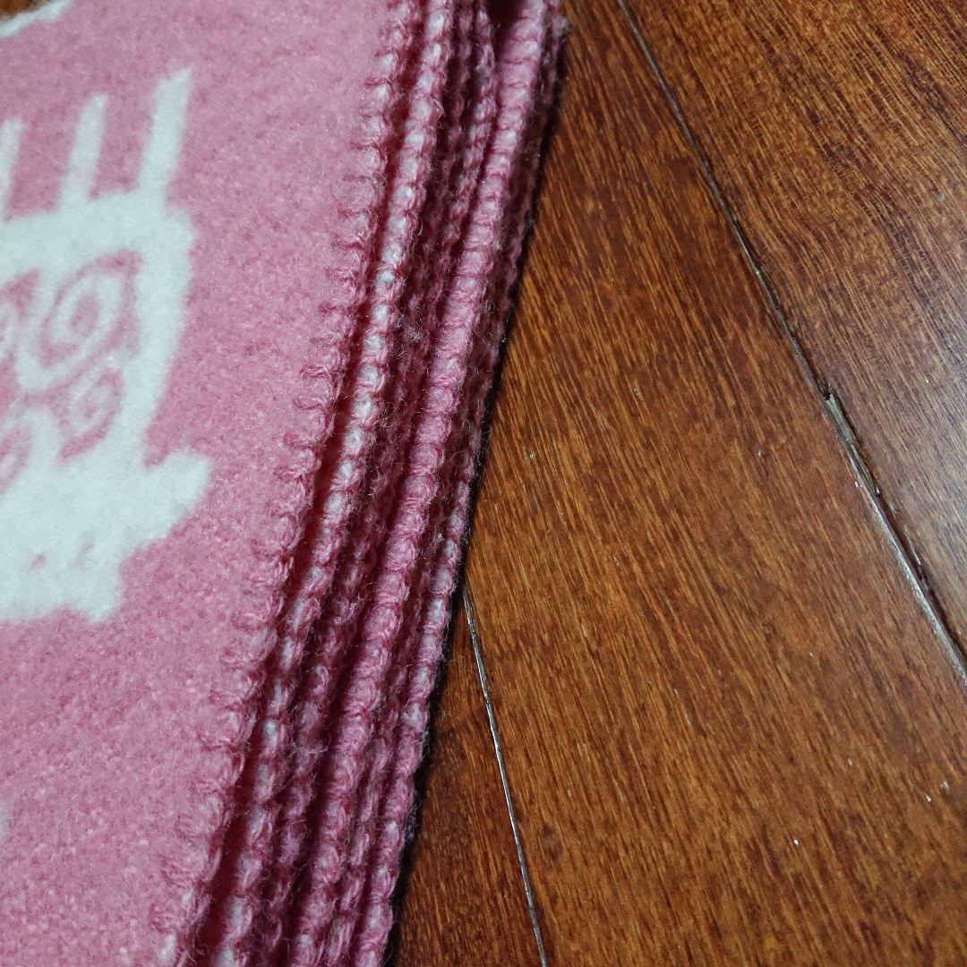 ハーフブランケット ベングトのヒツジ ウール80% コットン20