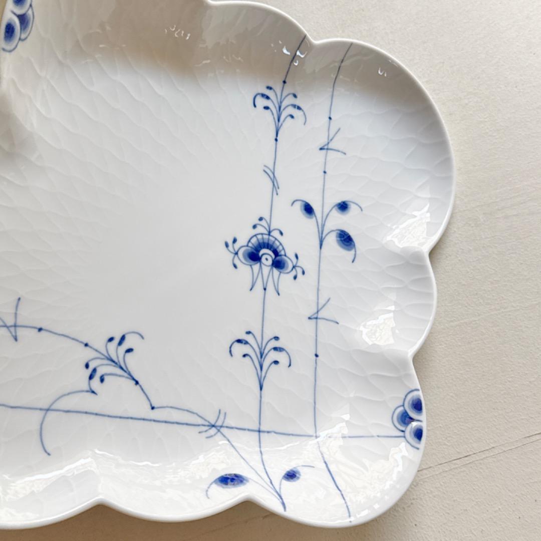 超美品⭐︎ロイヤルコペンハーゲン　ブルーパルメッテ ディッシュ　26.5cm