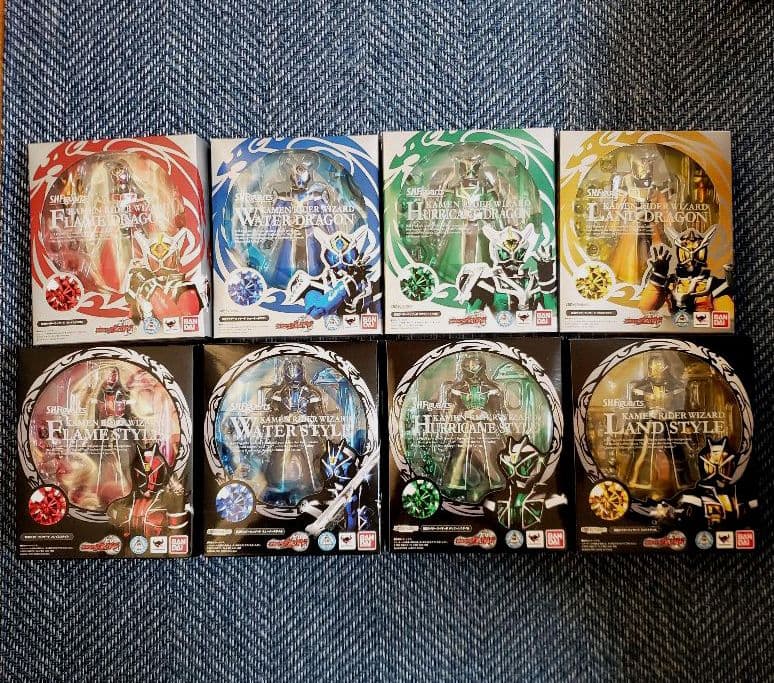 S.H.Figuarts 仮面ライダーウィザード 全8体セット