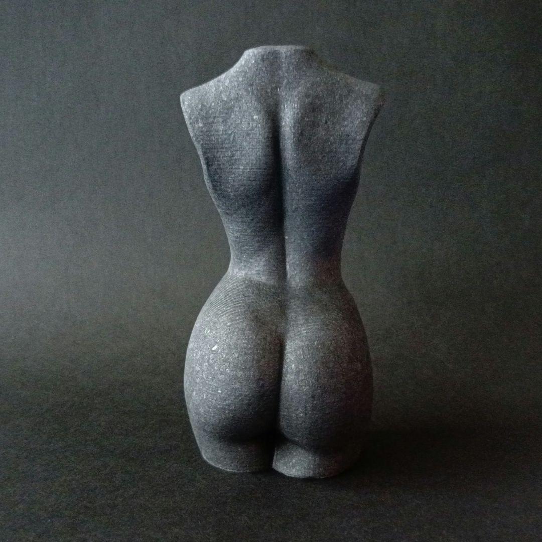 シュンガイト　裸婦像　女体　ヌード　裸体　モデル　天然石　パワーストーン　置物