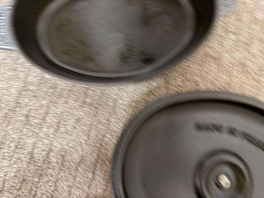 STAUB 鋳鉄オーバル鍋 グレー23