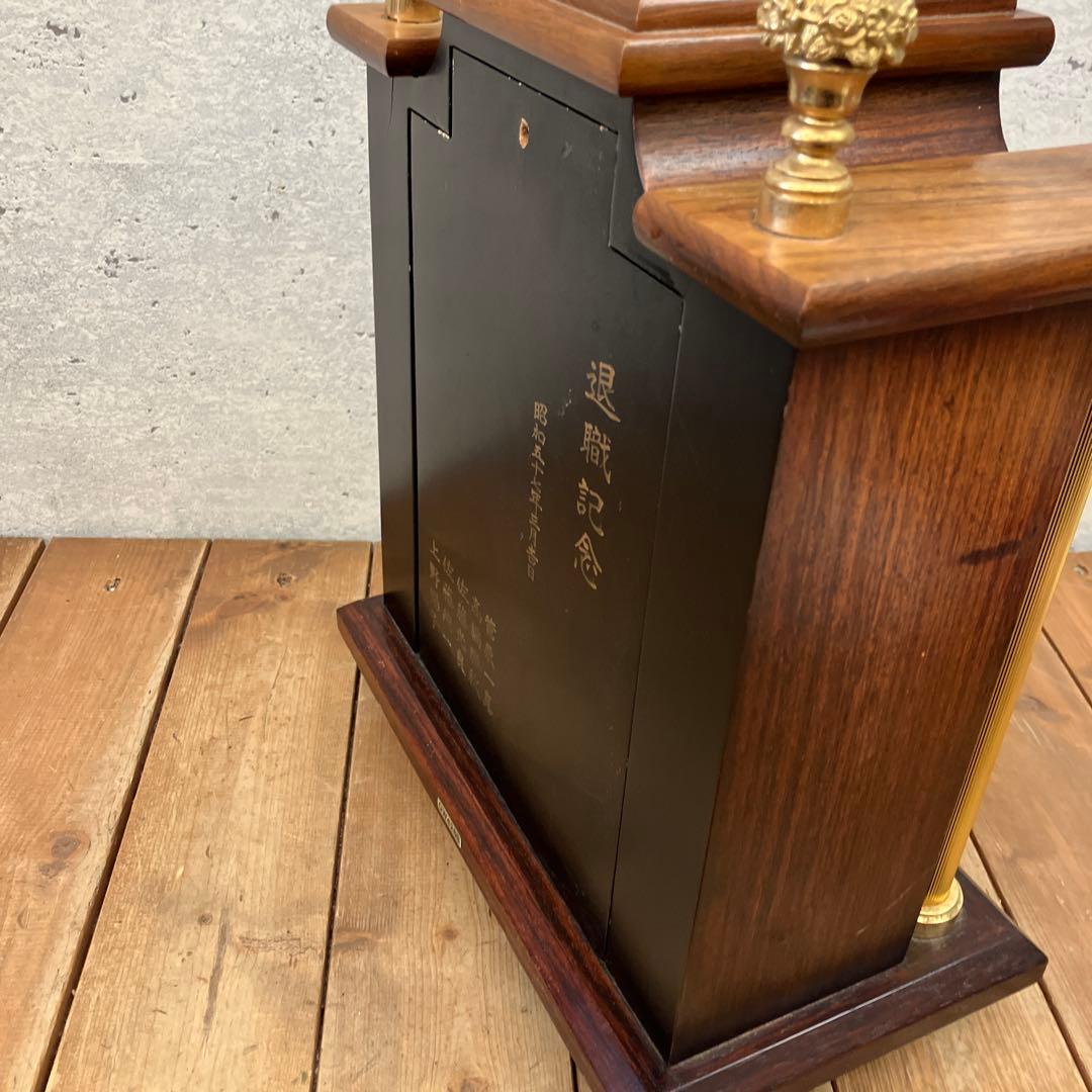 昭和レトロ セイコー クオーツ QW428B 置時計 時計 アナログ 連続秒針