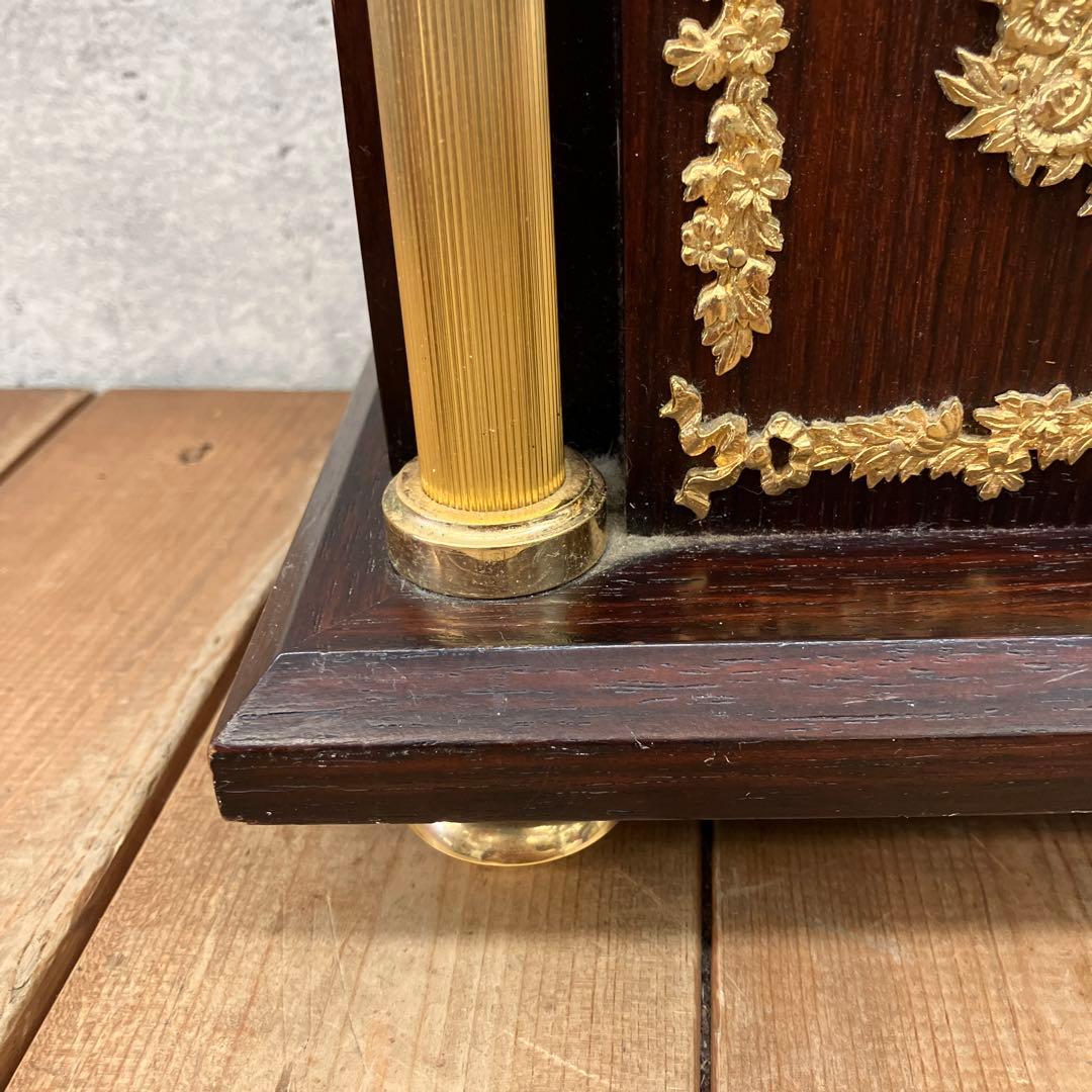 昭和レトロ セイコー クオーツ QW428B 置時計 時計 アナログ 連続秒針